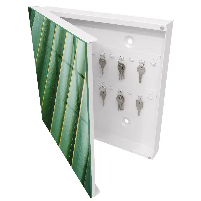 Armoire à clés décorative Motif de feuilles