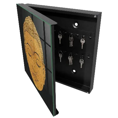 Armoire à clés design Méditation silencieuse