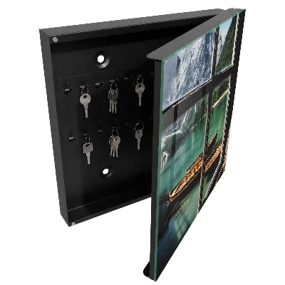 Armoire à clés design Lac de montagne