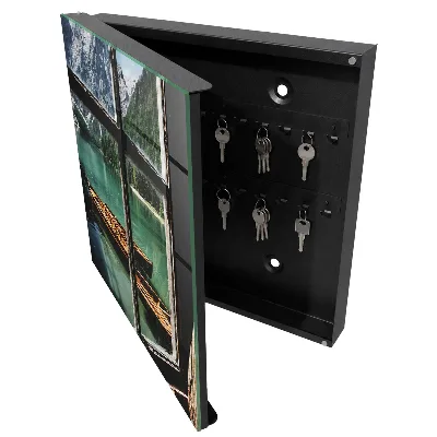 Armoire à clés design Lac de montagne