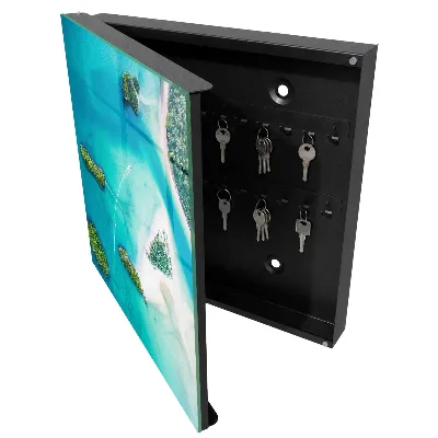 Armoire à clés décorative Plages exotiques