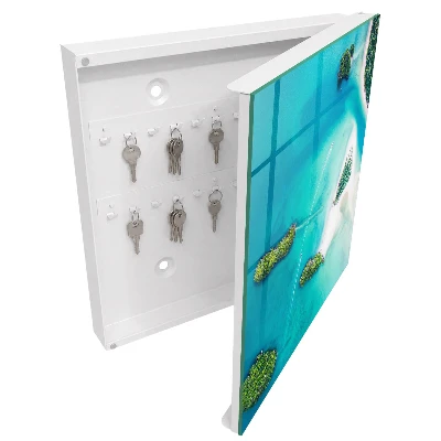 Armoire à clés décorative Plages exotiques