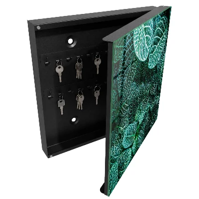 Armoire à clés design Motifs verts