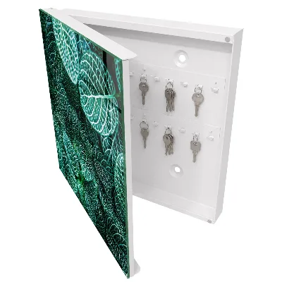 Armoire à clés design Motifs verts