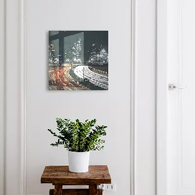 Armoire à clés décorative Nuit en ville