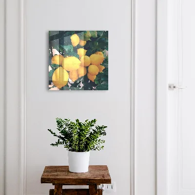 Armoire à clés design Feuilles vertes