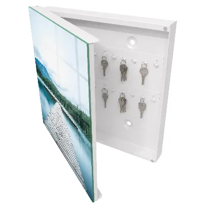 Armoire à clés décorative Lac de la Tranquillité