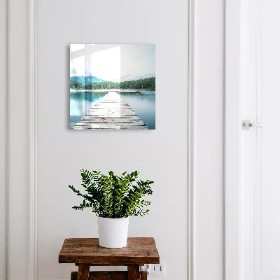 Armoire à clés décorative Lac de la Tranquillité