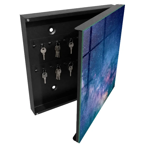 Armoire à clés décorative Nuit cosmique