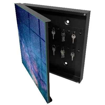Armoire à clés décorative Nuit cosmique
