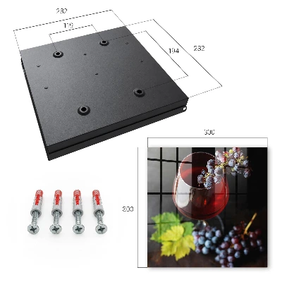 Armoire à clés décorative Raisins de cuve