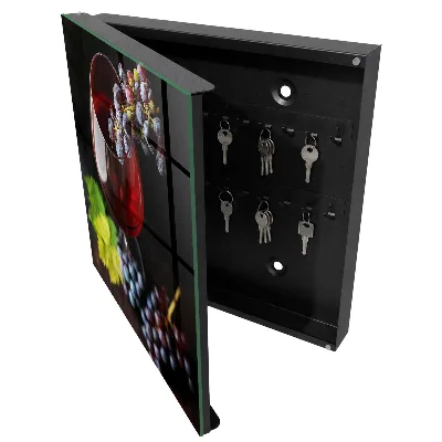 Armoire à clés décorative Raisins de cuve