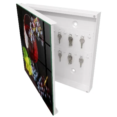Armoire à clés décorative Raisins de cuve