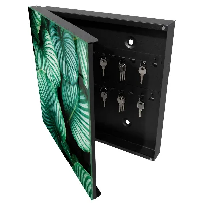 Armoire à clés décorative Feuilles vertes