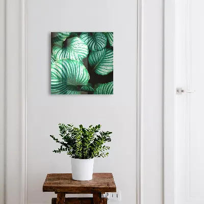 Armoire à clés décorative Feuilles vertes