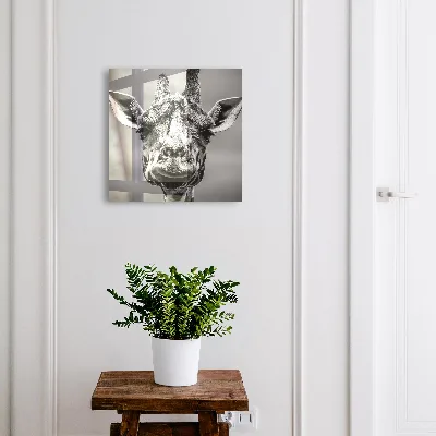 Armoire à clés design Portrait de girafe