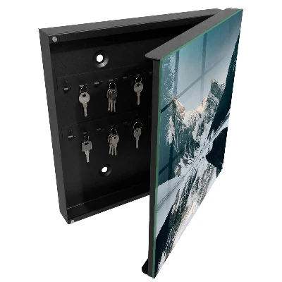 Armoire à clés design Paysage d'hiver