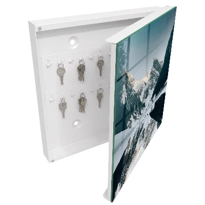 Armoire à clés design Paysage d'hiver