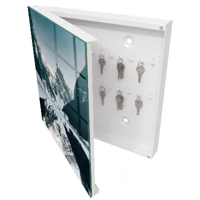 Armoire à clés design Paysage d'hiver