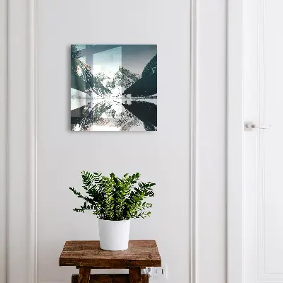 Armoire à clés design Paysage d'hiver