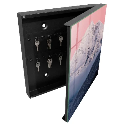 Armoire à clés décorative Pic hivernal