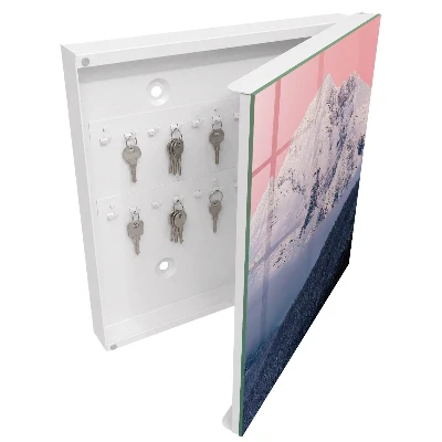 Armoire à clés décorative Pic hivernal