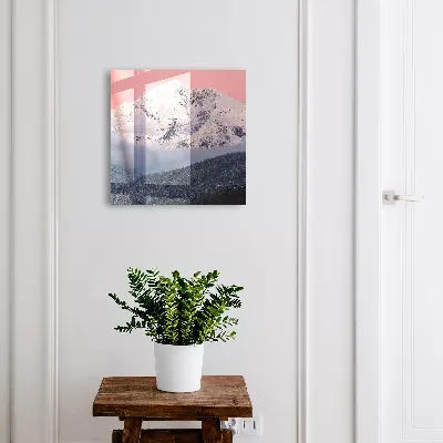 Armoire à clés décorative Pic hivernal