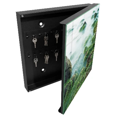 Armoire à clés design Vagues vertes