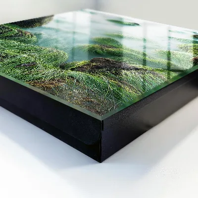 Armoire à clés design Vagues vertes
