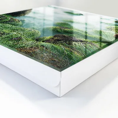 Armoire à clés design Vagues vertes