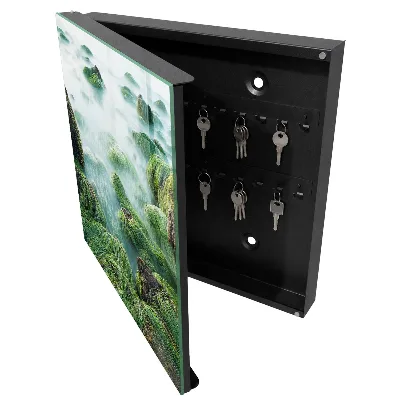 Armoire à clés design Vagues vertes