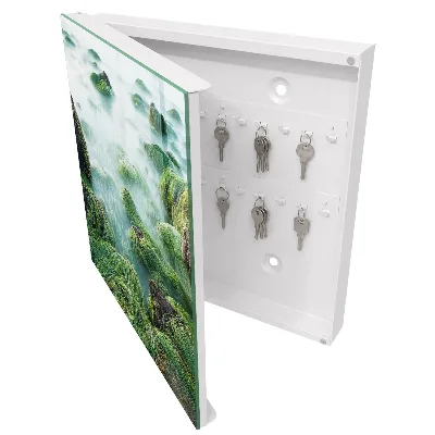 Armoire à clés design Vagues vertes