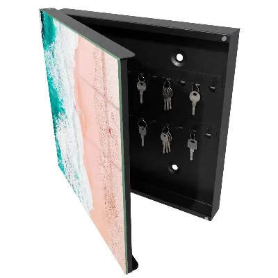 Armoire à clés décorative Océan et plage