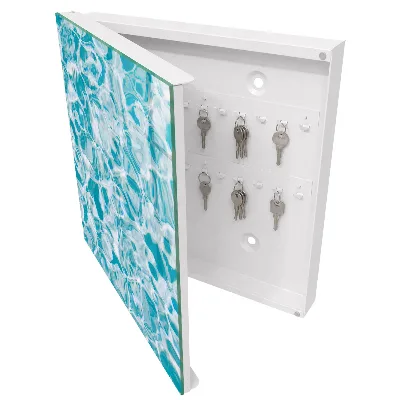 Armoire à clés décorative L'eau tourbillonne