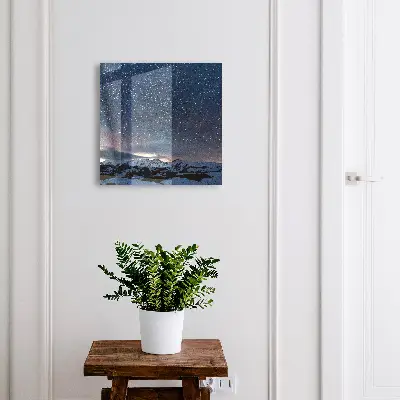 Armoire à clés design Nuit en montagne
