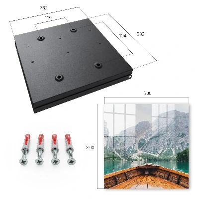 Armoire à clés décorative Voile en montagne