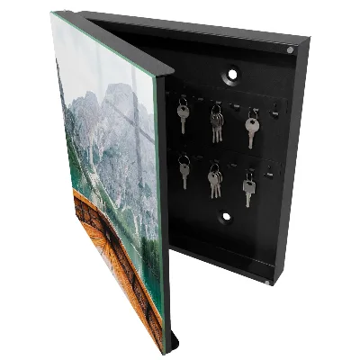 Armoire à clés décorative Voile en montagne
