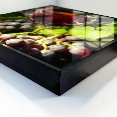 Armoire à clés décorative Raisins et vin