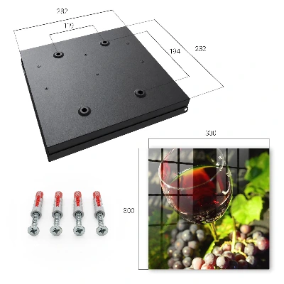 Armoire à clés décorative Raisins et vin