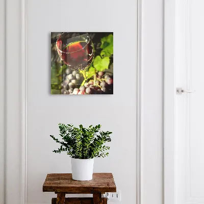 Armoire à clés décorative Raisins et vin