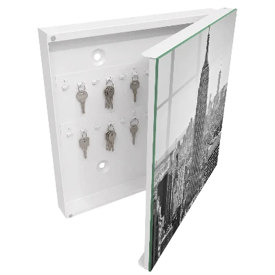 Armoire à clés design Panorama de la ville