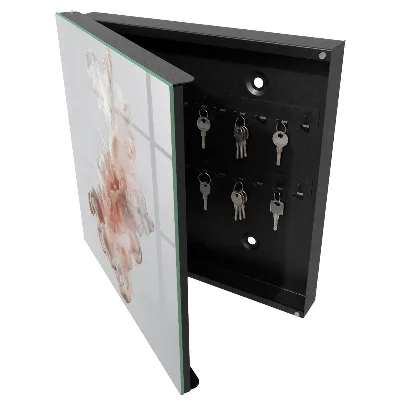 Armoire à clés design Élégance liquide