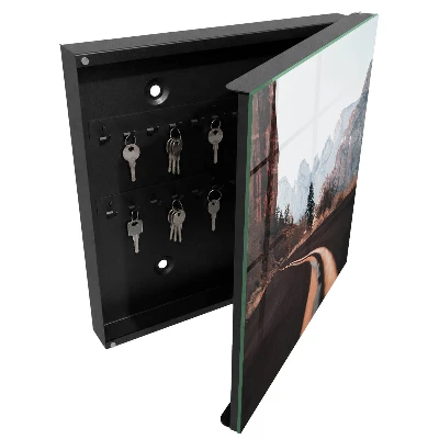 Armoire à clés design Route dans les montagnes