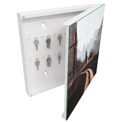 Armoire à clés design Route dans les montagnes