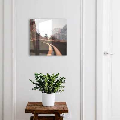 Armoire à clés design Route dans les montagnes