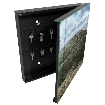 Armoire à clés design Collines vertes