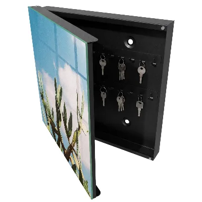 Armoire à clés décorative Cactus vert