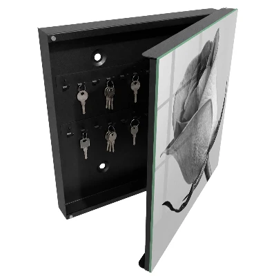 Armoire à clés décorative Élégance rose
