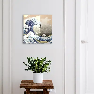 Boîte à clés murale décorative La Grande Vague