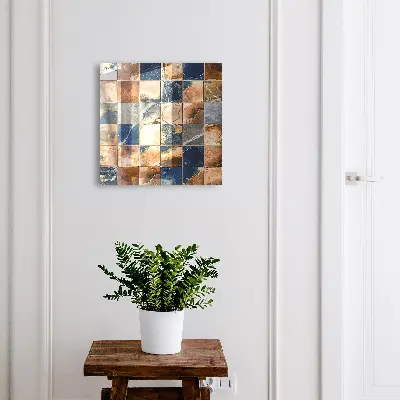Armoire à clés design Mosaïque de marbre